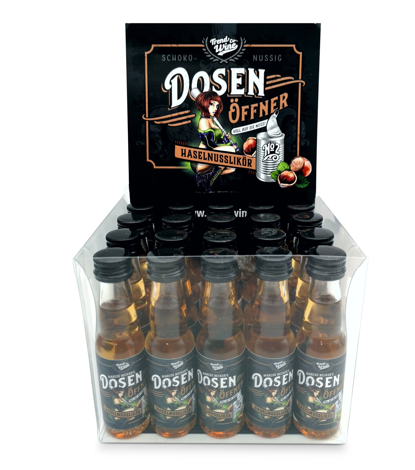 Dosenöffner Haselnuss-Likör 20 x 2cl (20% vol.)
