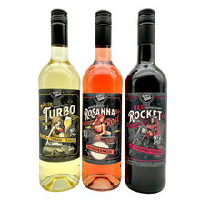 Lade das Bild in den Galerie-Viewer, TrendWine Starter Paket - 3 Flaschen Wein (Müller Turbo, Rosanna Rosé, Red Rocket)
