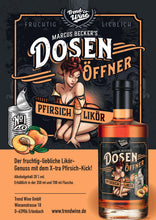 Lade das Bild in den Galerie-Viewer, Dosenöffner Pfirsich-Likör 20 x 2cl (20% vol.)

