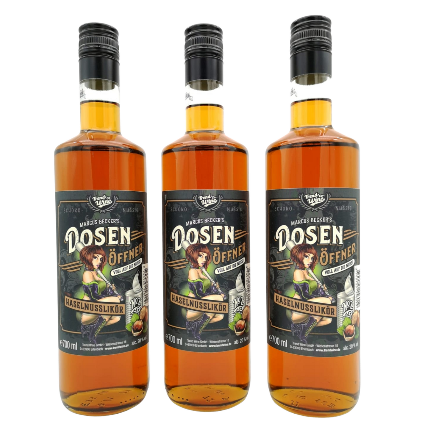 Dosenöffner Haselnuss-Likör (20% vol.) - diverse Gebindegrößen