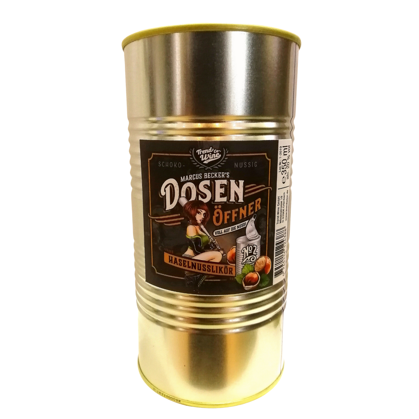 Dosenöffner Haselnuss-Likör (20% vol.) - diverse Gebindegrößen