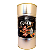 Lade das Bild in den Galerie-Viewer, Dosenöffner Pfirsich-Likör - 0,35l Flasche in der Geschenkdose (20% vol.)
