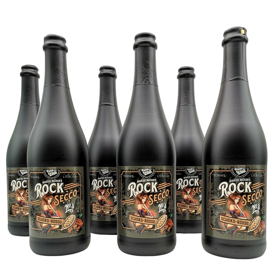 Secco Schoko-Rosso Sparpaket - 6 Flaschen RockSecco (6 x 0,75l)