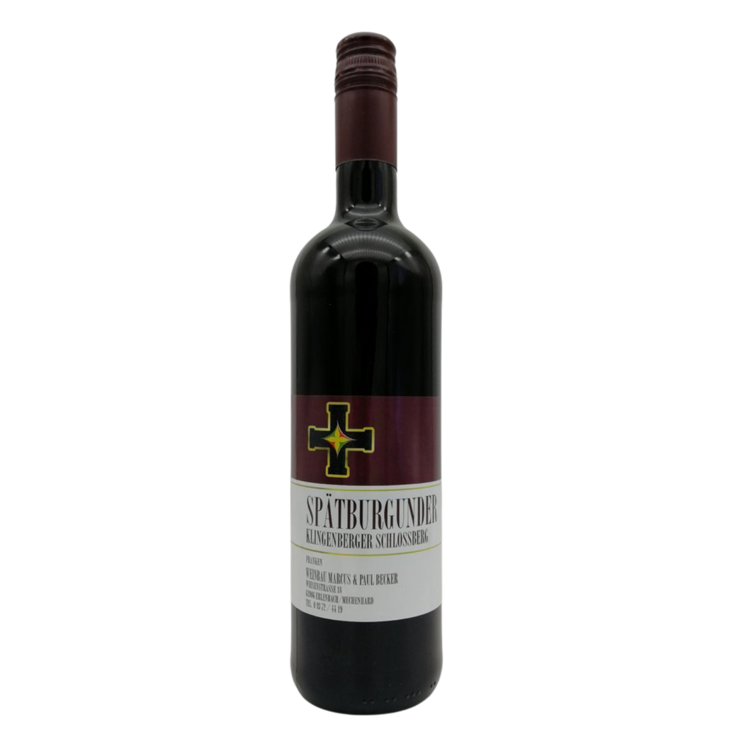 Spätburgunder 0,75l - Klingenberger Schloßberg 2018, Qualitätswein (trocken) aus Franken